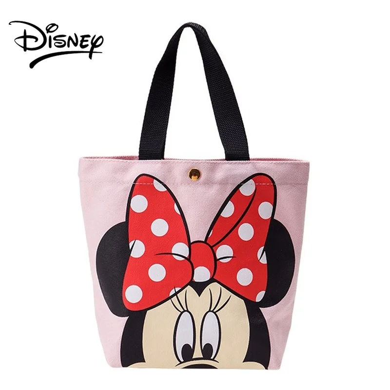 Disney Portable Portable Insulated Lunch Box Bento Bag Cartoon Cute Student Office Worker with Lunch Bag Handbags Mickey Mouse