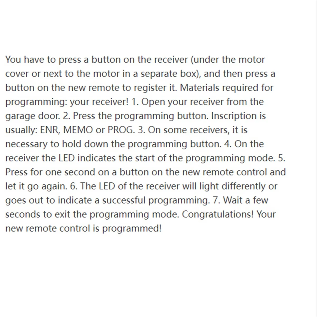 433 92 МГц для устройства открывания гаражных ворот HORMANN ECOSTAR RSC2 RSE2