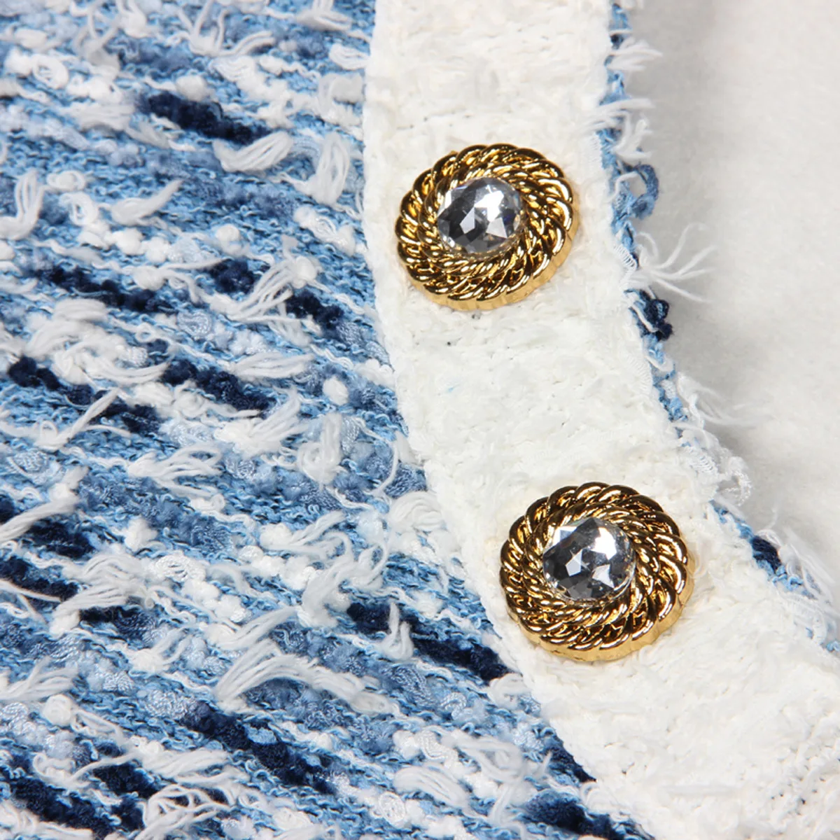 Модное женское твидовое платье ZJYT в стиле пэчворк с бахромой летняя одежда 2024