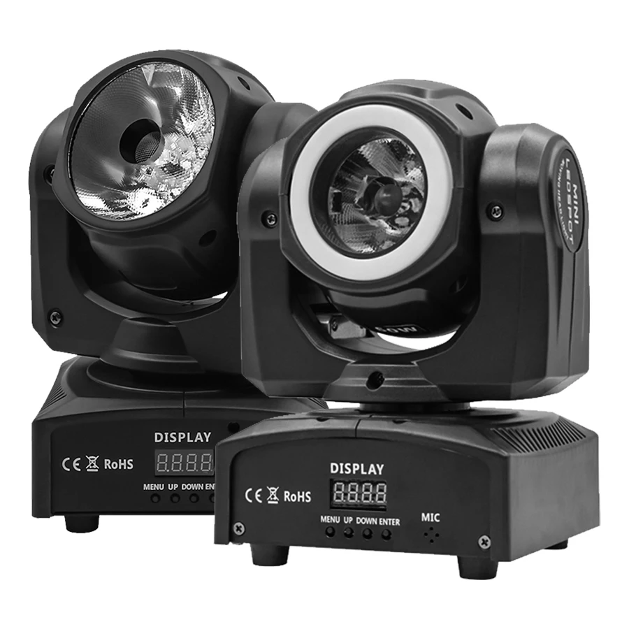 

60W DJ Beam + Colorful Lights with Moving Head Light RGBW 4 in 1 DMX Beam Light for Disco Bar Party Christmas Spotlight