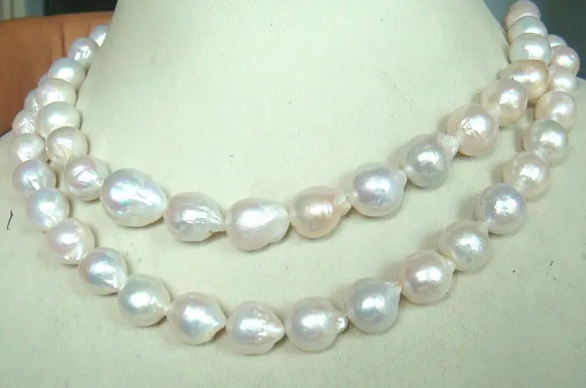 

Лидер продаж, оптовая продажа, колье из белого жемчуга диаметром 12-13 мм