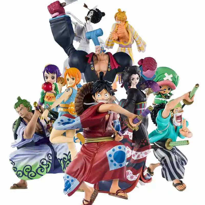

Anime One Piece Figure Genuine Original Anime Kazunokuni Character Usopp Figure Nami Zoro Sanji Anime Toys PVC Toys