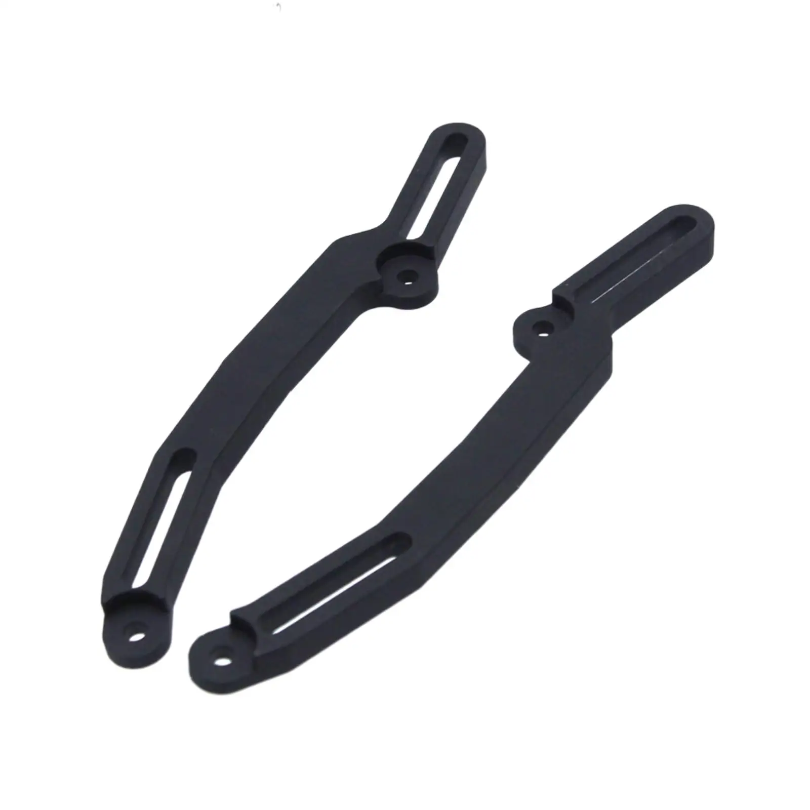 

1 Pair Motorcycle Windscreen Adjusters Left and Right Windscreen Aluminum Alloy Black Motorbike Brackets Fits for