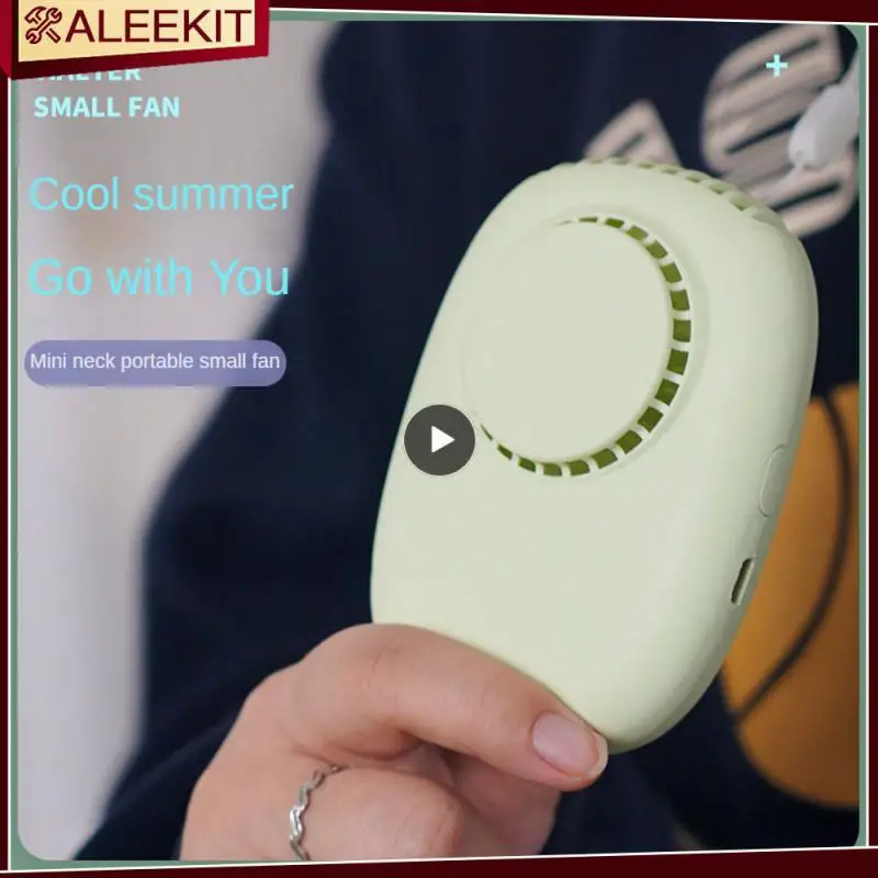 

Bladeless Air Cooling Fans Mini Personal Cooling Fans Portable Usb Rechargeable Air Cooler Home Appliances Desktop Charge Fan