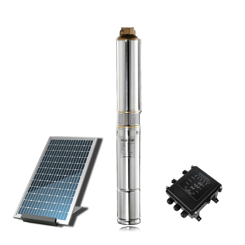 

4SPC14/70-D110/1500 4inch 2hp big flow solar submersible pump for agriculture irrigation long lifetime