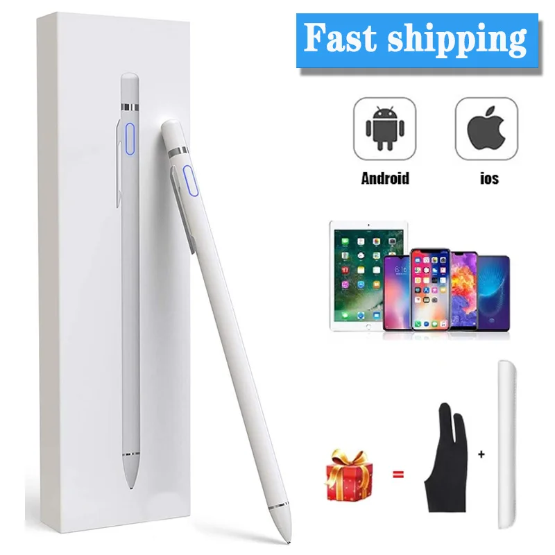 

Active Stylus Pen Capacitive Touch Screen Pencil For Samsung Xiaomi HUAWEI iPad Tablet Phones iOS Android Drawing