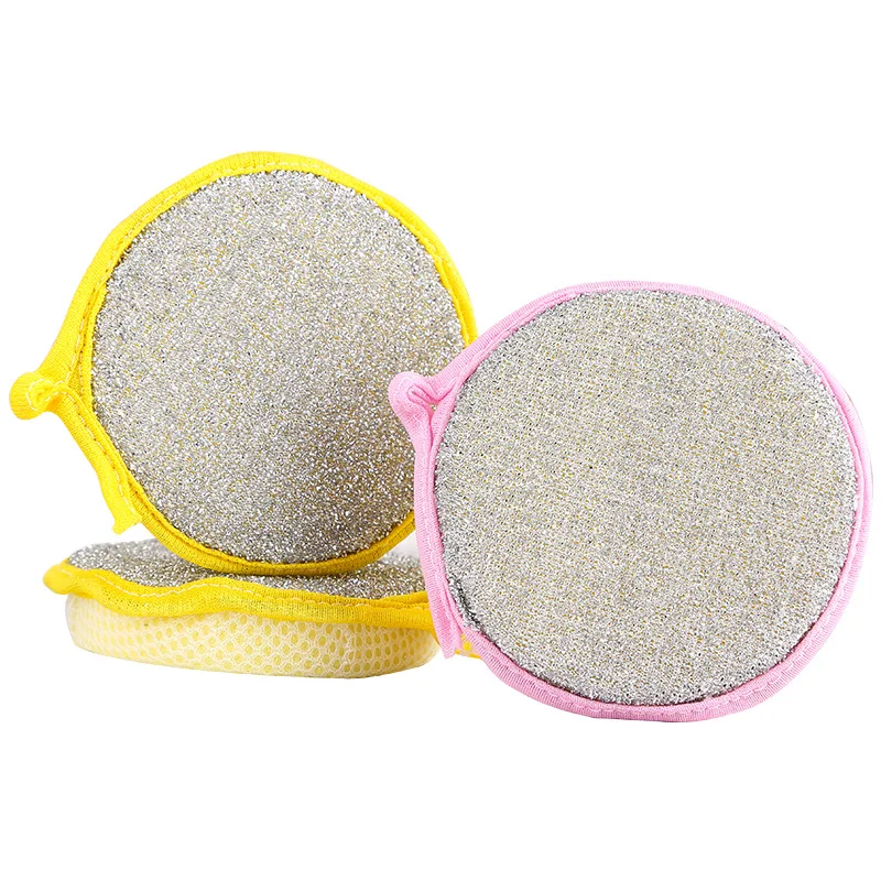 

3Pcs Double Side Dishwashing Sponge Pan Pot Dish Wash Sponges Kitchen Gadgets Tableware Washing Brush Household Cleaning Tools