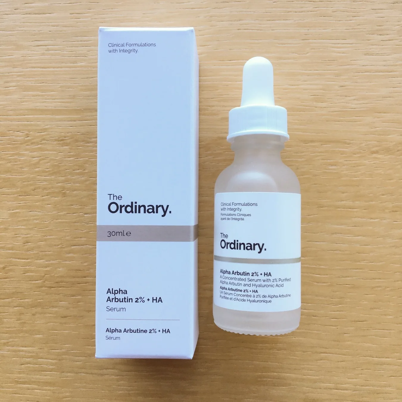 

Ordinary Alpha Arbutin 2% + HA Serum Whitening Brighten Skin Light Spot Removing Melanin Deposits Moisturizing Pore Reduction