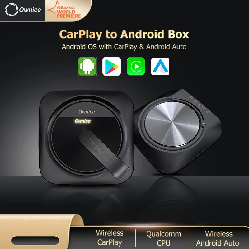 Купи Ownice беспроводной Apple CarPlay Ai Box Android 11 Car Play Android Auto Youtube Netfix Google Play для Kia RIO 4 2016 2021 за 4,169 рублей в магазине AliExpress