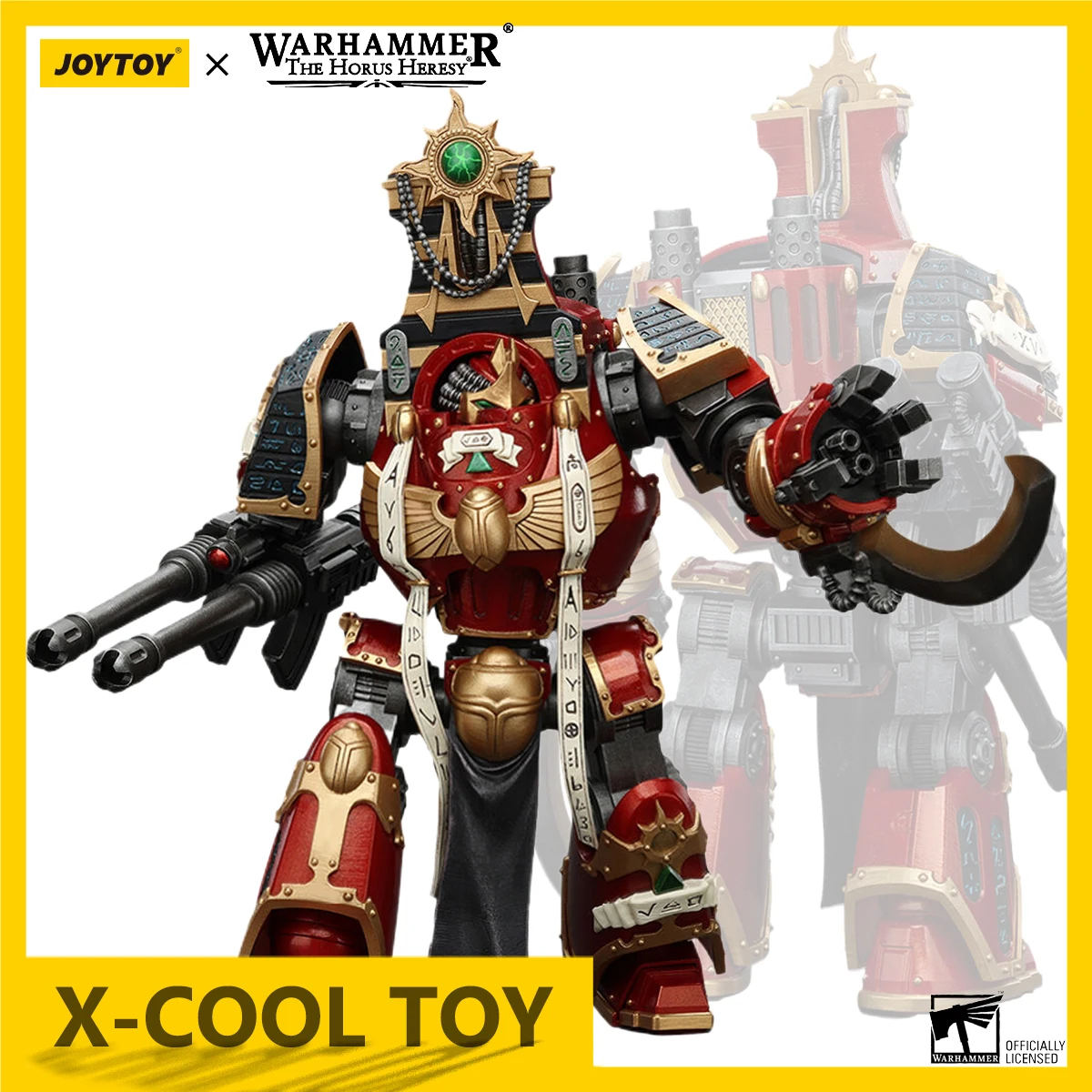 JOYTOY Warhammer 30K Фигурка Contemptor-Osiron Dreadnought с лезвием Gravis Force и Autocannon Модель игрушки
