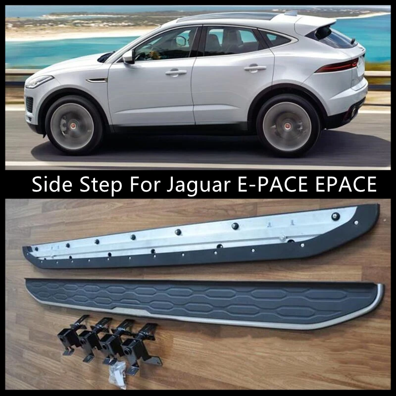 

Running Boards Side Step Bar Pedals For Jaguar E-PACE EPACE 2018 2019 2020 2021 2022 2023 High Quality Car Accessories