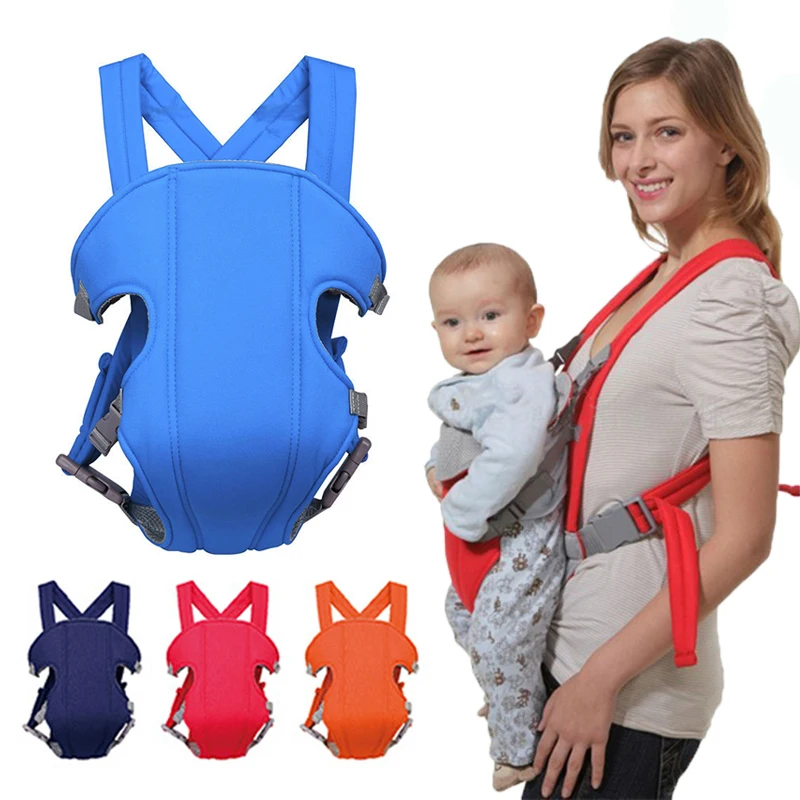 2-30 Months Breathable Front Facing Baby Carrier Comfortable Sling Backpack Pouch Wrap Baby Kangaroo Adjustable Safety Carrier