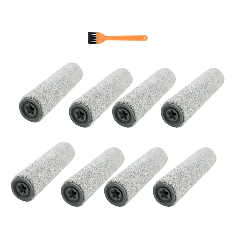 

9Pcs Replacement Roller Brush Kit Parts For UWANT X100 Household Wet Dry Sweeper Cleaning Tool Mian Brush Home
