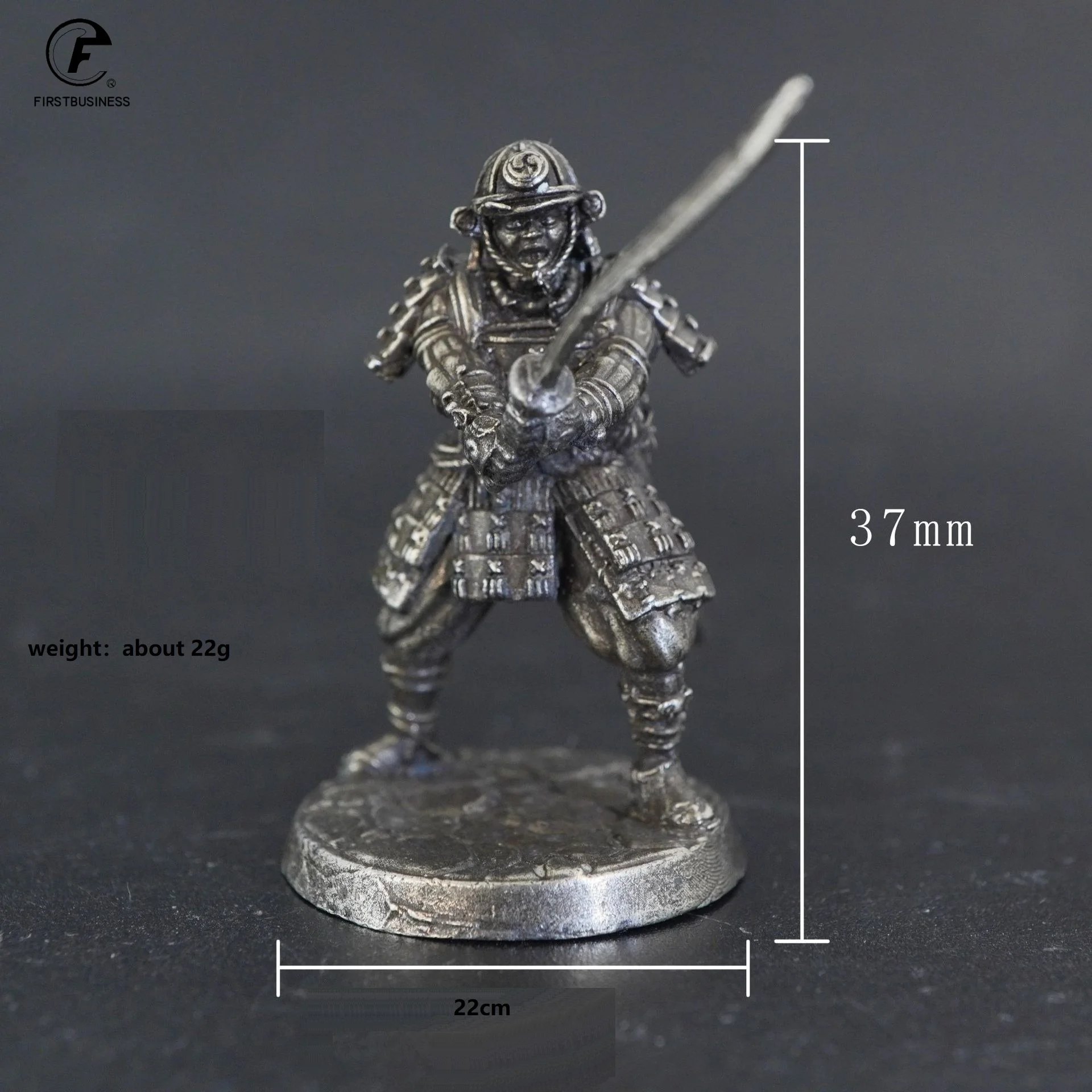 Миниатюры самураев из меди