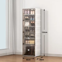 modern plastic shoe rack simple design portable transparent shoe cabinets outdoor free shipping zapatero living room furniture