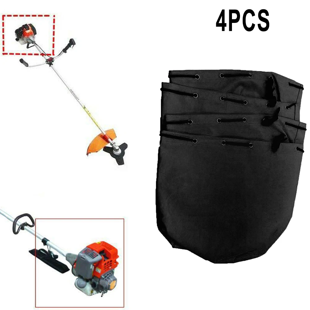 

4 Pack Orange/black Engine Covers Waterproof Dustproof Cover Pulling Rope Shrinkage Opening For Weedeater Trimmer Garden Tool