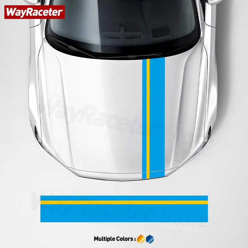 

Bonnet Stripe Sticker Sweden Flag Engine Cover Hood Decal For Volvo XC90 XC60 XC40 XC70 V60 V90 S80 S90 S60 V50 V70 V40 EX90 C30