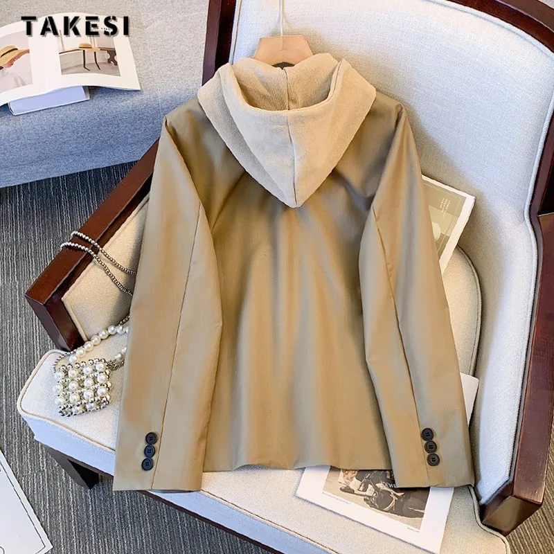 Женский винтажный офисный костюм в стиле пэчворк свободные блейзеры с