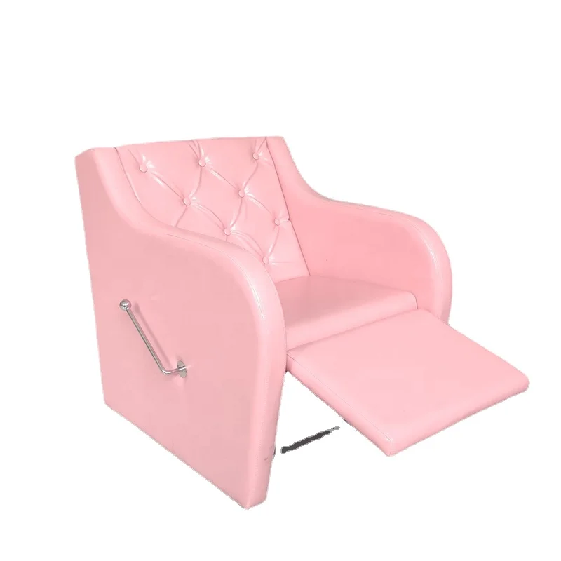 

Great Foshan Factory Hot Sale Modern Hair Salon Pink Shampoo Chair For Barber Shop