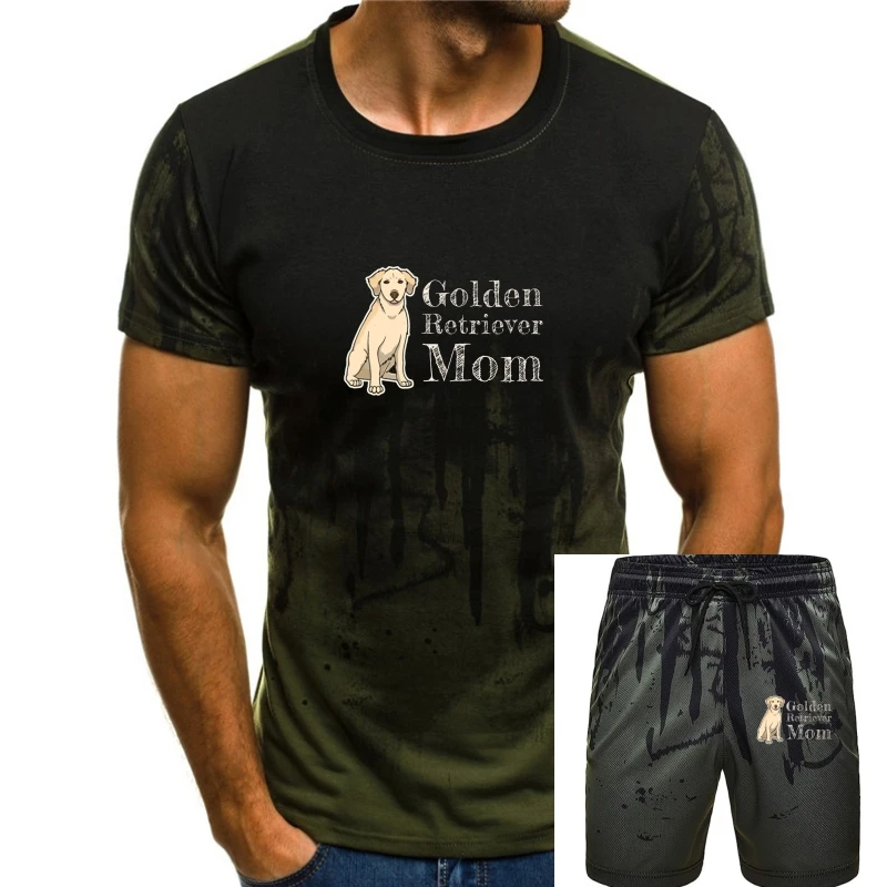 

Men's Golden Retriever Mom Down Dog Love Gift t shirt Designs Short Sleeve size S-3xl male Fit fashion Normal shirt