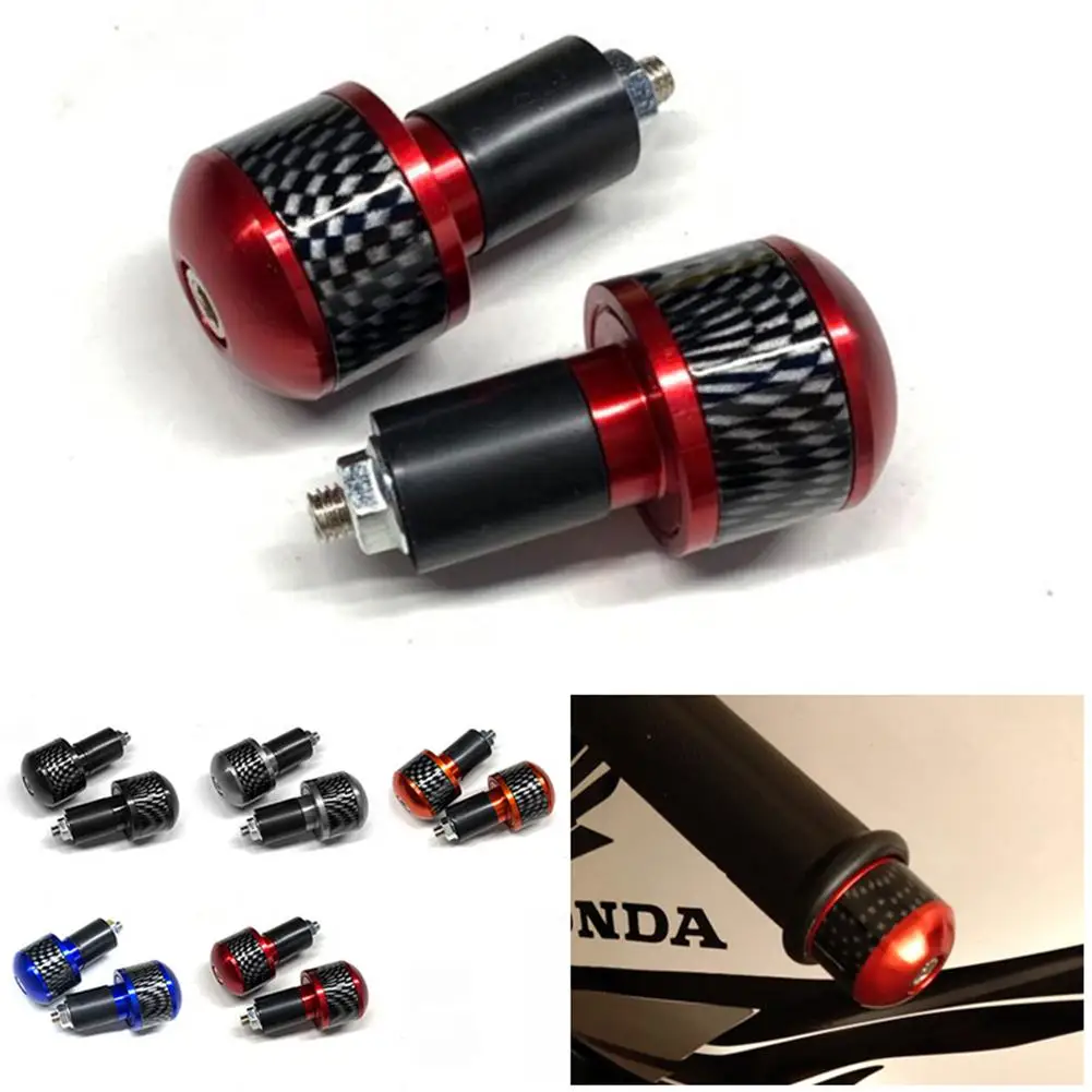 

1 Pair Motorcycle Handlebar Grips Ends Handle Bar Ends Silder Plugs Modified Parts Compatible For Bws Msx