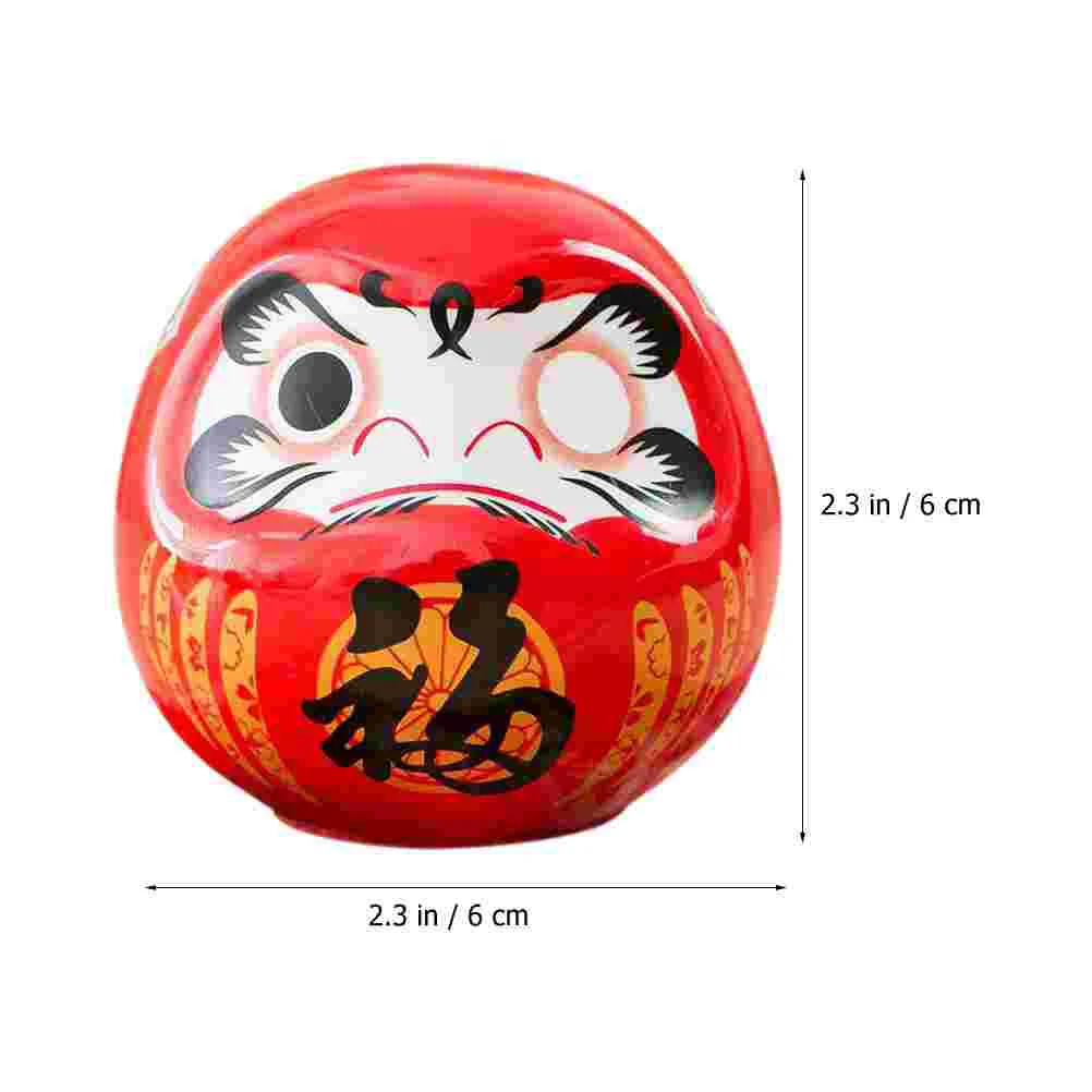 Маленькие украшения Bodhidharma фигурки богатства игрушки Daruma керамика любители