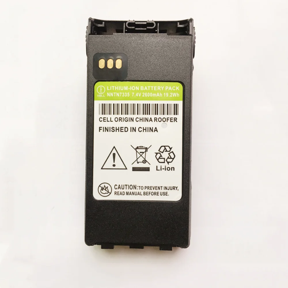 NNTN7335 2600mAh Walkie Talkie Li-ion Battery Compatible for XTS1500 XTS2500 PR1500 MT1500 Two Way Radio