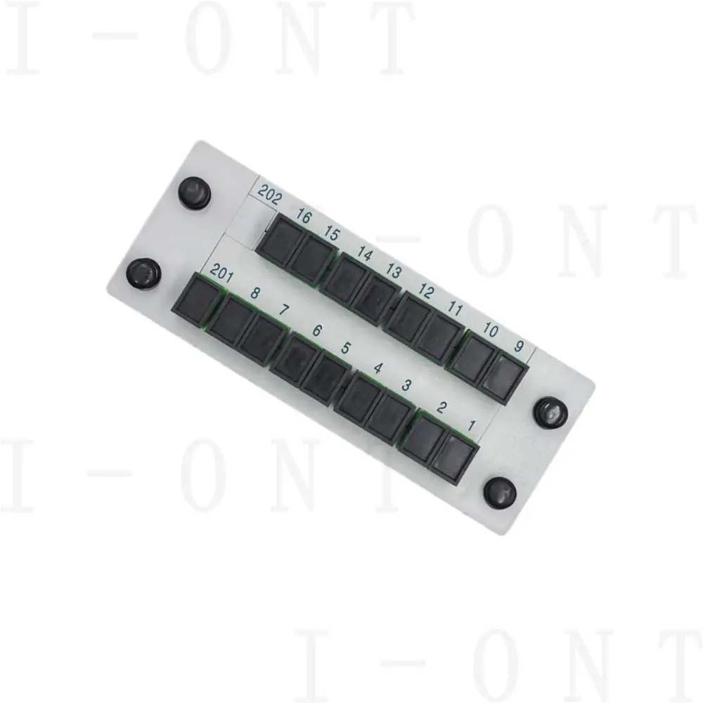 1x16 Splitter LGX Box Cassette Card Inserting SC/APC PLC splitter Module 1:16 16 Ports Fiber Optical PLC Splitter Free Shipping