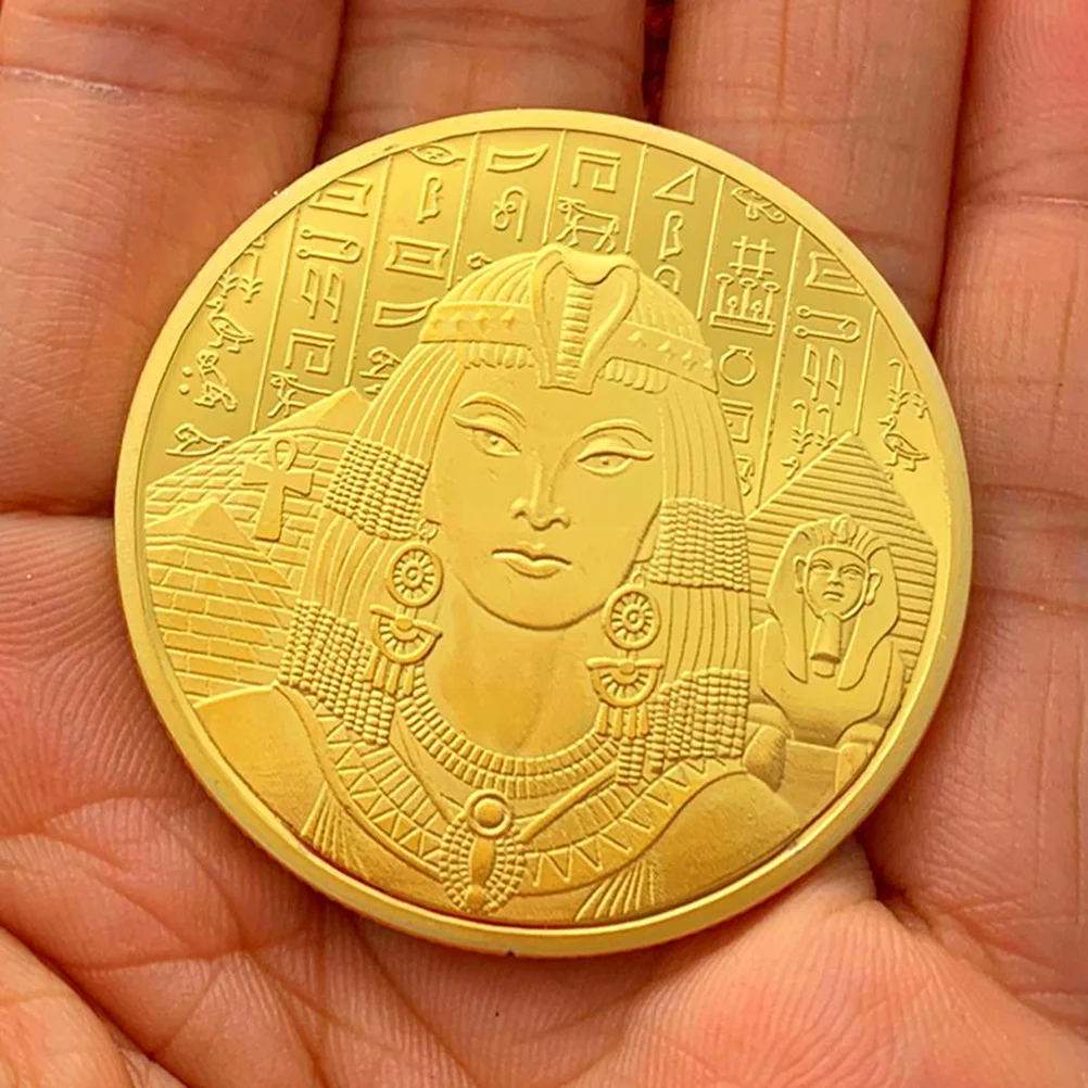

Decor Party Game Coin Lucky Retro Style Egypt Vintage Iron Commemorative Collection