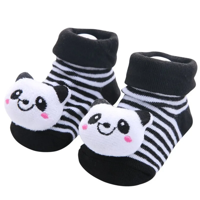 1 Pair Baby Boy Socks Cotton Rubber Anti Slip Girl Floor Kids Toddlers Sock Spring Animal Infant Newborn Gift | Детская одежда и