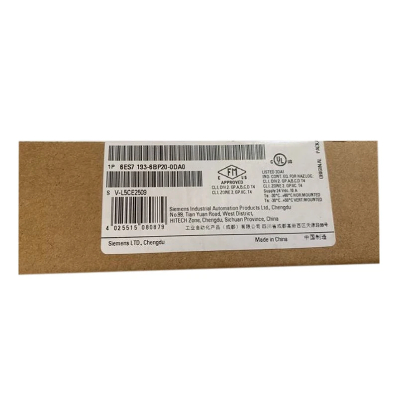 

100% новый 1 год гарантии 6ES7193-6BP20-0DA0