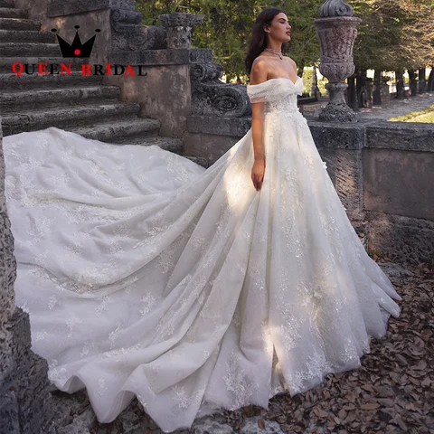 Женское свадебное платье It's yiiya, белое платье с блестками, открытыми плечами и открытой спиной на лето 2019