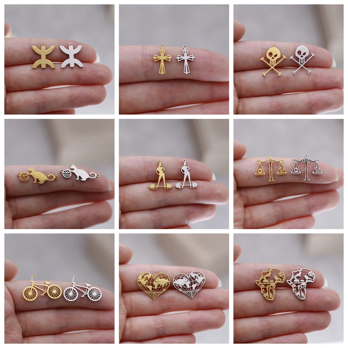 3 шт. Стикман очарователен DIY серьги ожерелье браслет ом йоги лотос цветок девять