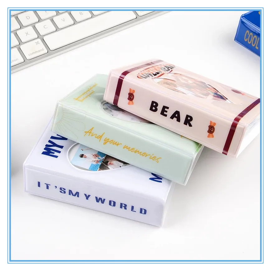 

3inch Photo Album Holds 36 Photos Polaroid Album Hollow Love Photocard Holder Kpop Mini instax Card Holder Pictures Collect Book