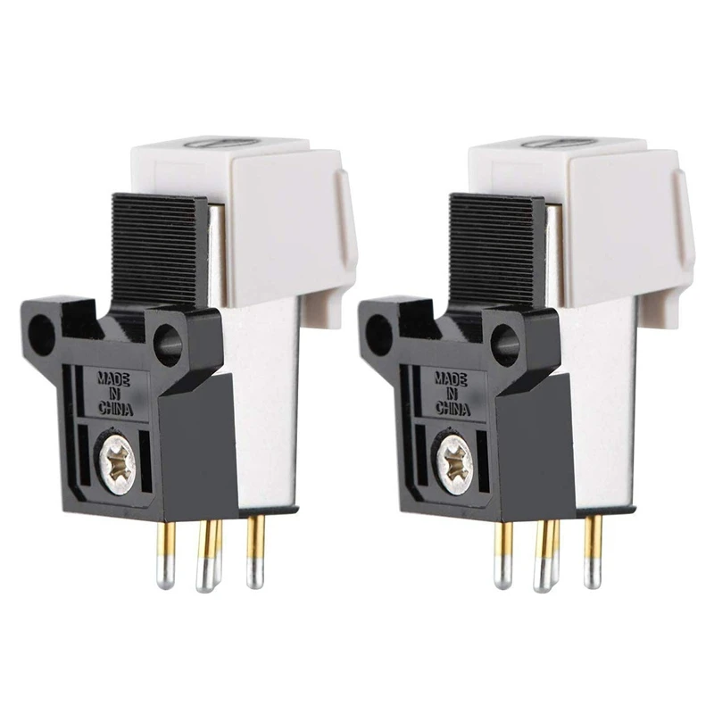 

3X Магнитный картридж со стилусом и виниловой иглой для проигрывателя пластинок стандартное Крепление с функцией точной записи