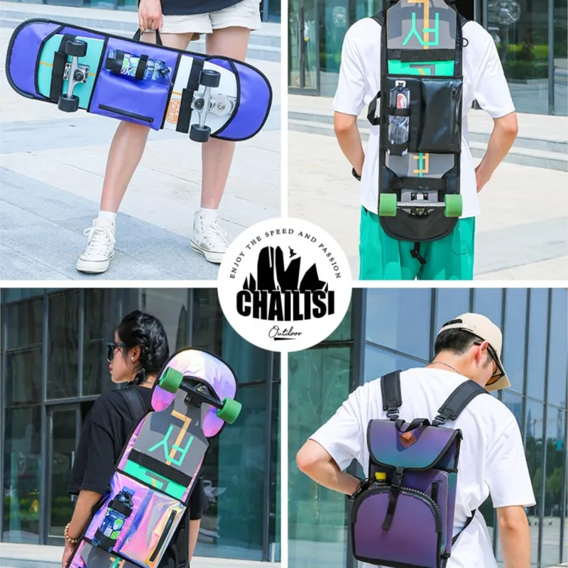 Upgraded Skateboarding Bag Storage Bag Universal Skateboarding Bag Land Surfing Bag Land Surfing Bag Backpack Men Sporttas Dames