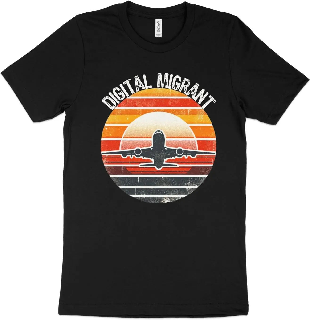 Футболка с цифровым мигрантом рубашка номадом работа в любом месте
