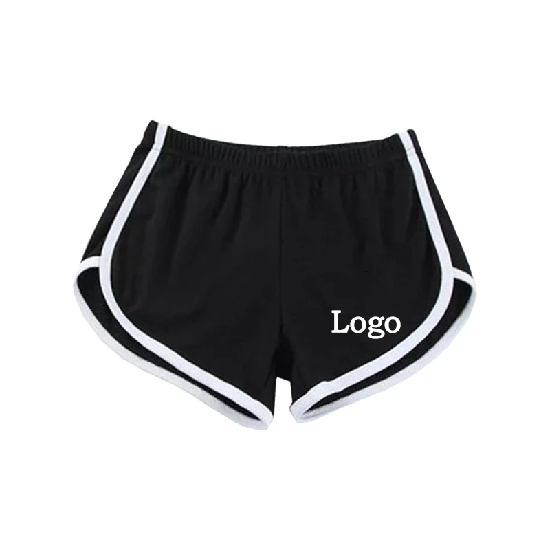 S-XL Summer Women Shorts Print Shorts Drawstring Elastic Waist Short Pants Beach Pants Casual Shorts Customize your logo