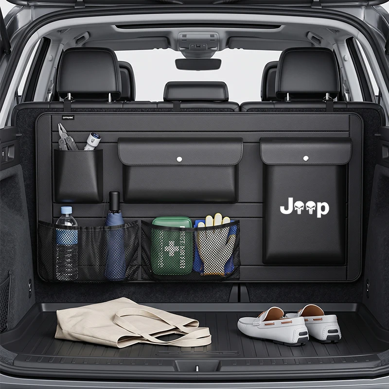 Фото Сумка-органайзер для багажника автомобиля Jeep: Wrangler, Grand Cherokee, Compass, Patriot, Liberty, Commander, Avenger, Wagoneer, Recon, Jeepster №1