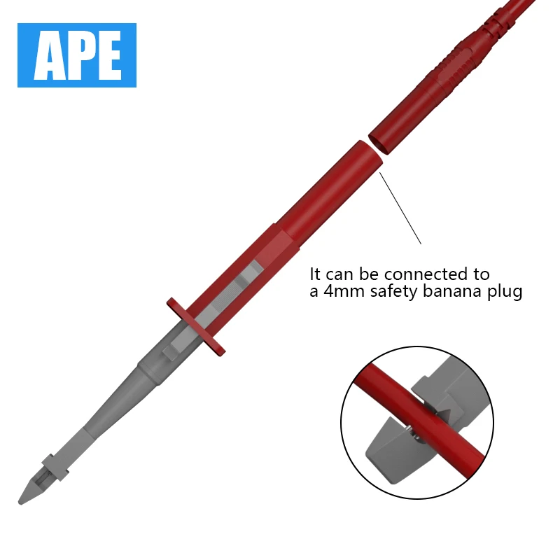 Проволочный зонд для пирсинга с 4 мм банановым разъемом