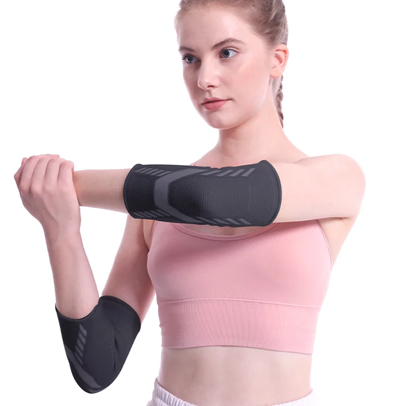 

Absorb Sweat Unisex Sport Basketball Tennis Arm Sleeve Elbow Brace Outdoor Elbow Support Elastic Gym Sport Elbow Protective Pad