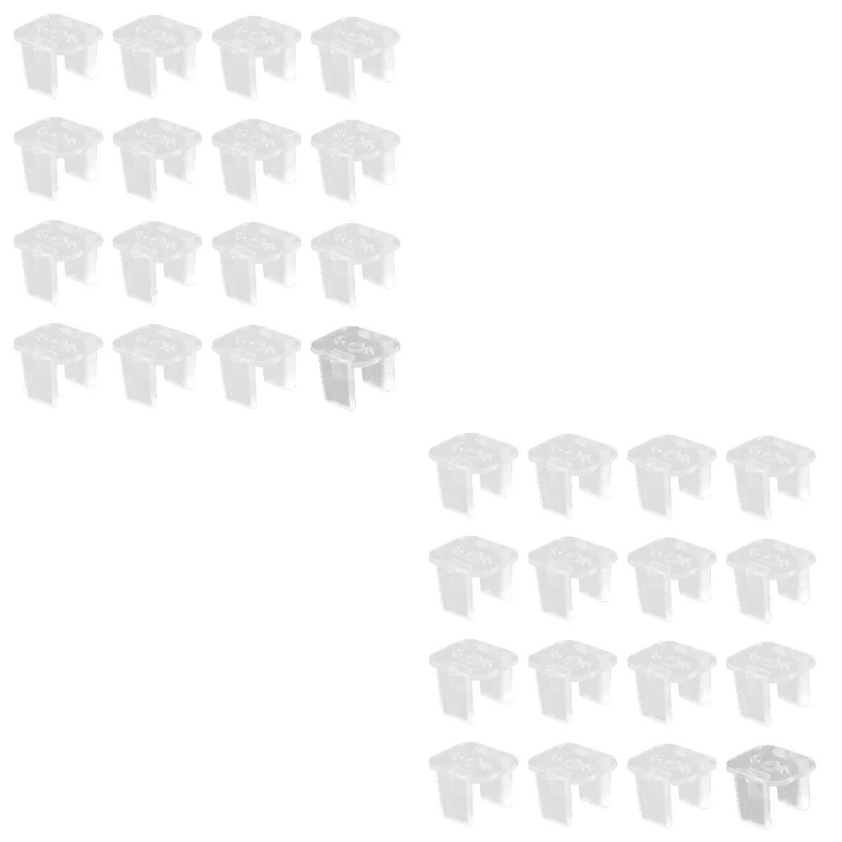 

200 Pcs LED Light Strips Clips Neon Lamp Mounting Clips LED Light Plastic Clips
