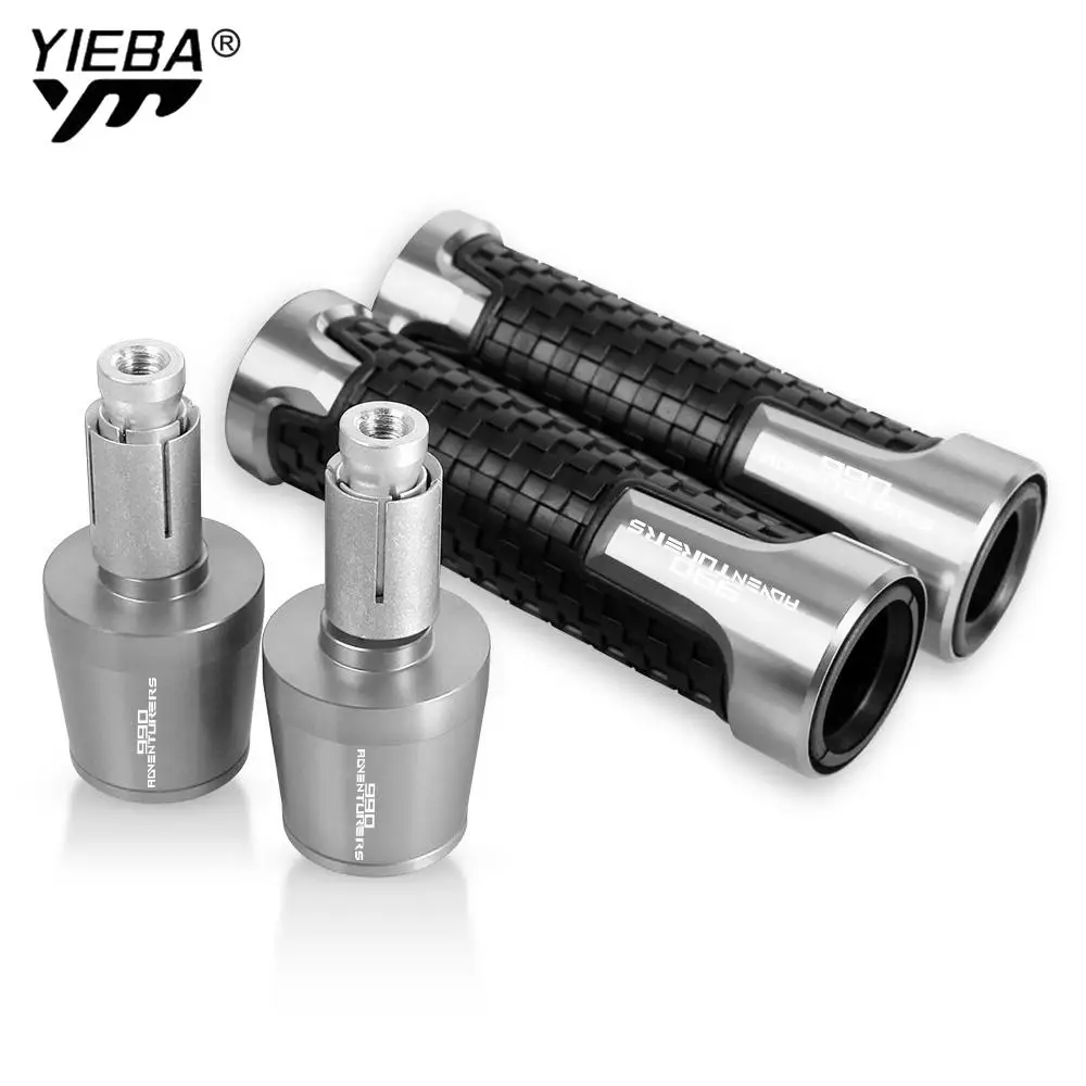 

FOR 990ADVRS 990 ADVENTURE S R 2006-2018 CNC Motorcycle Handle Bar End Weight Handlebar grips ends Cap Anti Vibration Plug