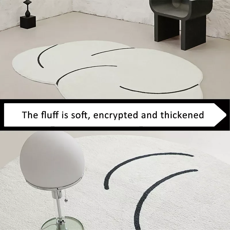 

2022 Kid Room Rugs Fluffy Carpet For Living Room Home Decor Modern Cloud Style Floor Mat Salon Decoration Area Rugs