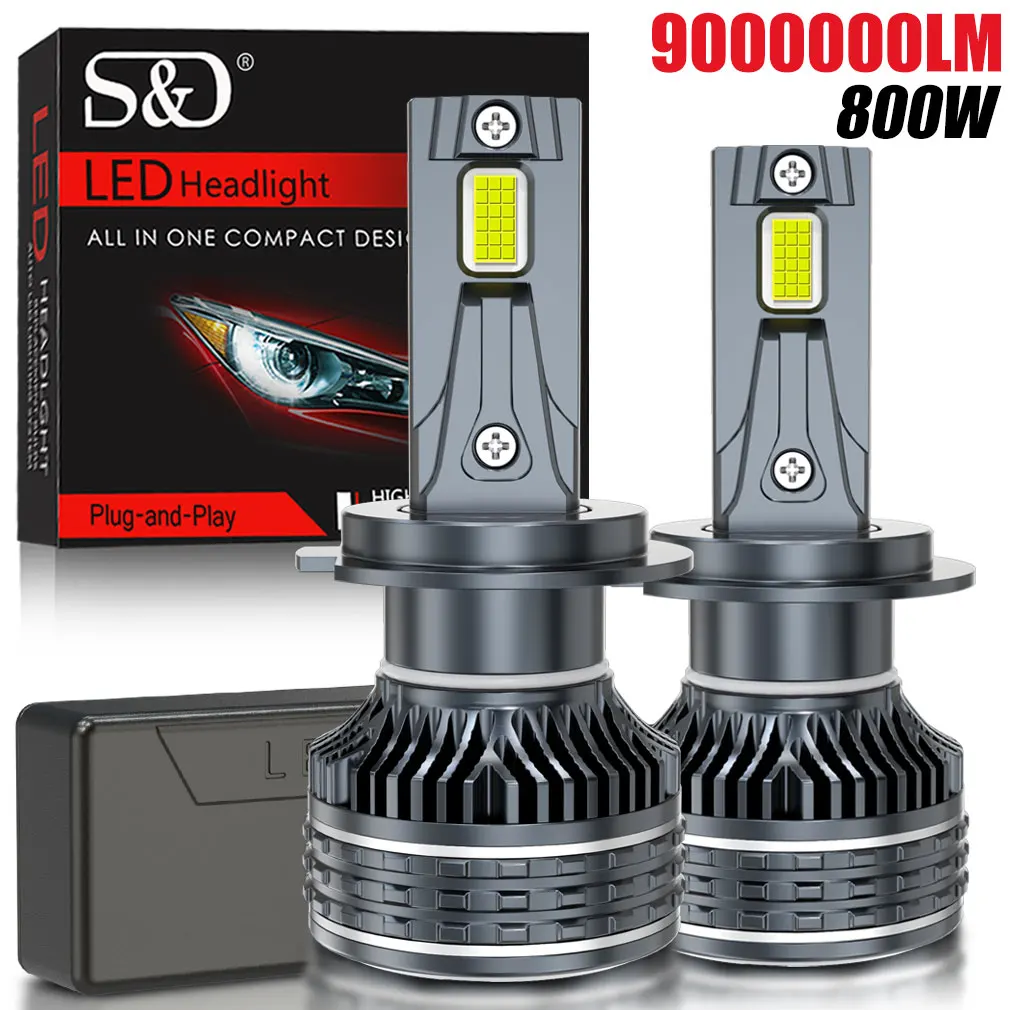 

9005 лм, лампа для передних фар H7, H8, H11, H1, H3, H4, Canbus 9006, HB3, 9012, HB4, Hir2, лампа для задних фонарей, 36 шт.