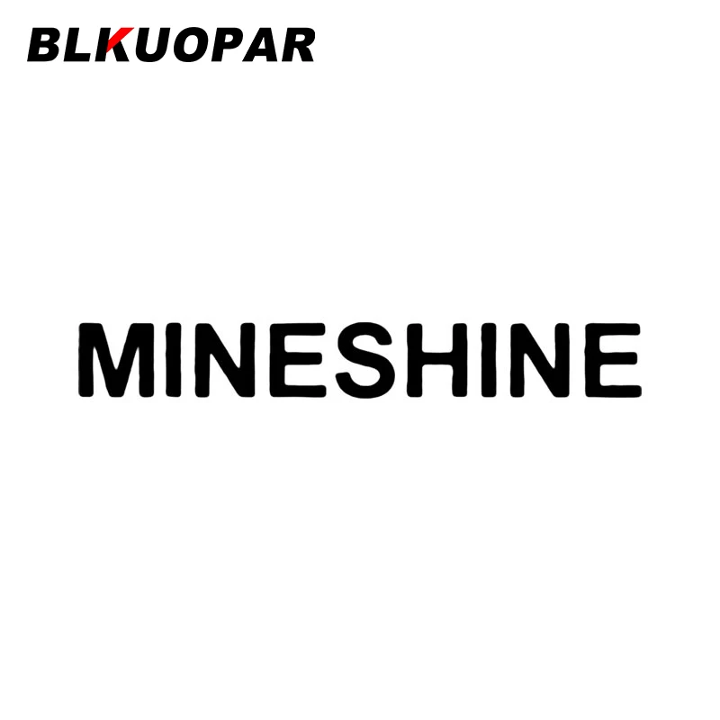 

Автомобильная наклейка BLKUOPAR MINESHINE, креативные водонепроницаемые устойчивые к царапинам художественные наклейки JDM, креативная доска для серфинга, багажника, ноутбука, фургона, украшение