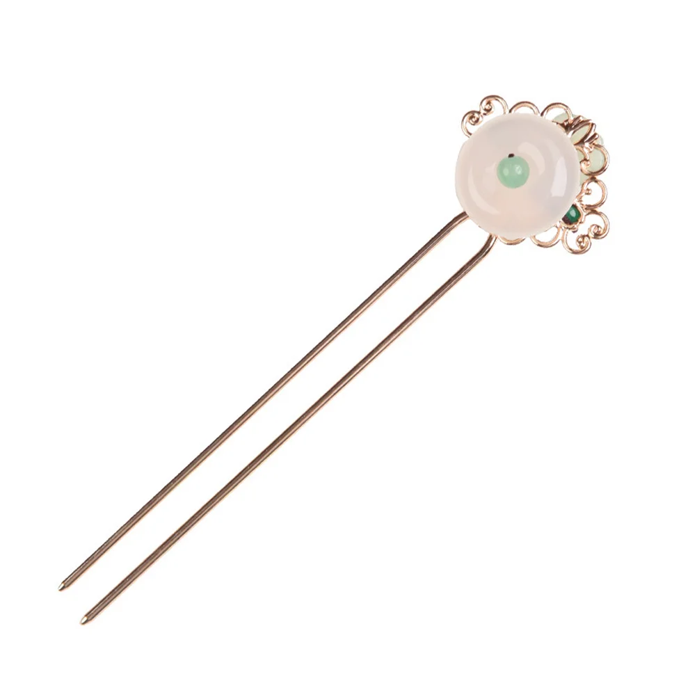 

Hair Chinese Stick Hairpin Sticks Accessory U Pinshape Hanfu Chopsticks Kimono Chopstick Girl Decor Agate Retro Clips Bun