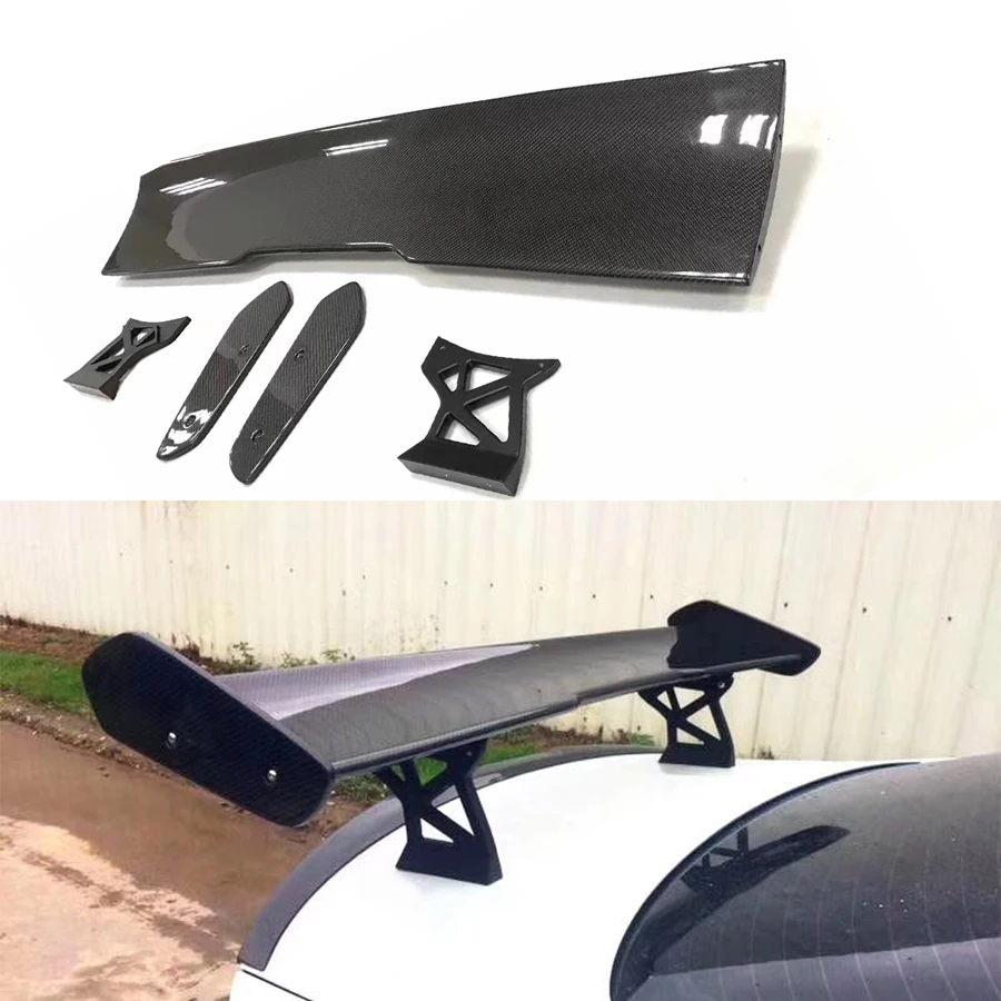 

For BMW 3 Series G20 G28 F30 F35 Carbon Fiber Tail fins Rear Trunk Spoiler Guide Wing Rear Wing Car Trunk Diverter GTS Style