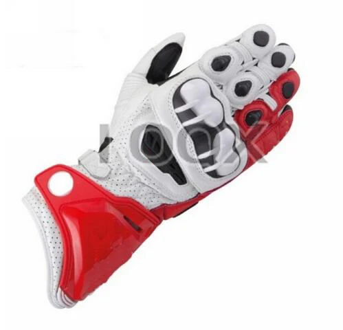 

NEW Alpine Gp Pro Leather From Moto Heaven Red/white Motorcycle Motorbike Leather Gloves Road Bike Racing Riding Track