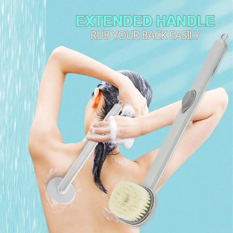 

Body Cleansing Brush Tools Long Handle Bath Brush Body Exfoliating Scrubber Back Massage Shower SPA Foam Bath Accessories